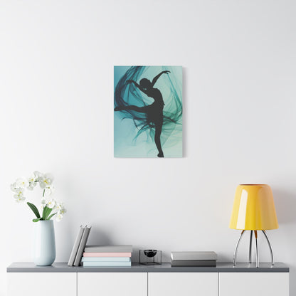 Graceful Ballet Silhouette - Dance Wall Art - Aestheticanvas