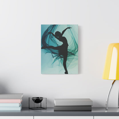 Graceful Ballet Silhouette - Dance Wall Art - Aestheticanvas