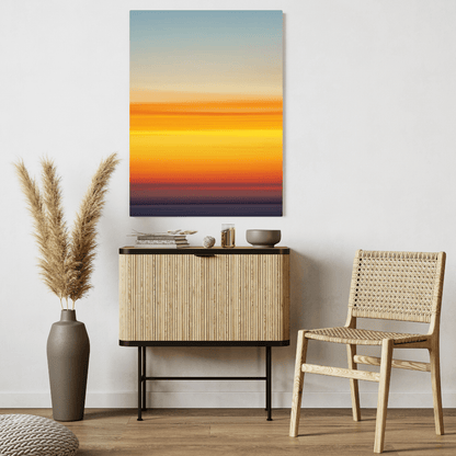 Gradient Sky at Dusk - Nature Wall Art - Aestheticanvas