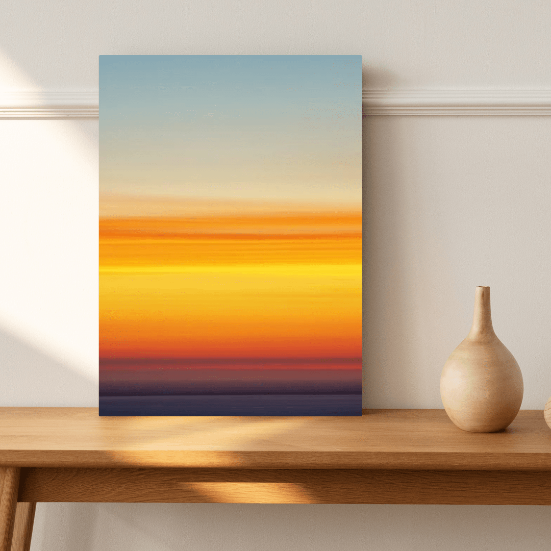 Gradient Sky at Dusk - Nature Wall Art - Aestheticanvas