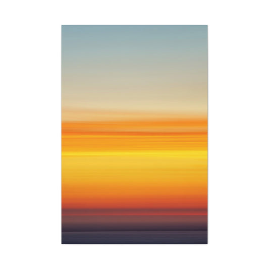 Gradient Sky at Dusk - Nature Wall Art - Aestheticanvas