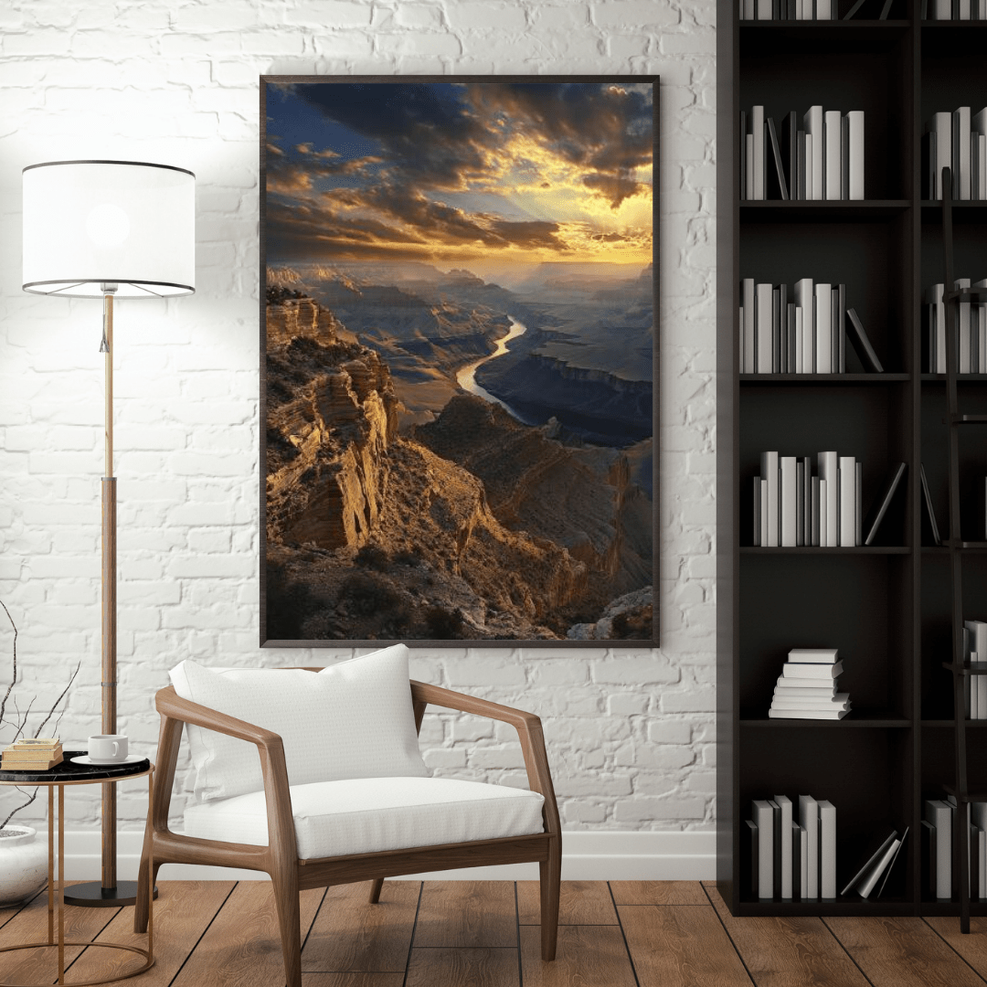 Grand Canyon Majesty - Landscape Wall Art - Aestheticanvas