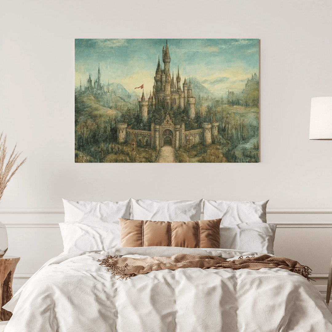 Grand Medieval Castle Adventure - Fantasy Wall Art - Aestheticanvas