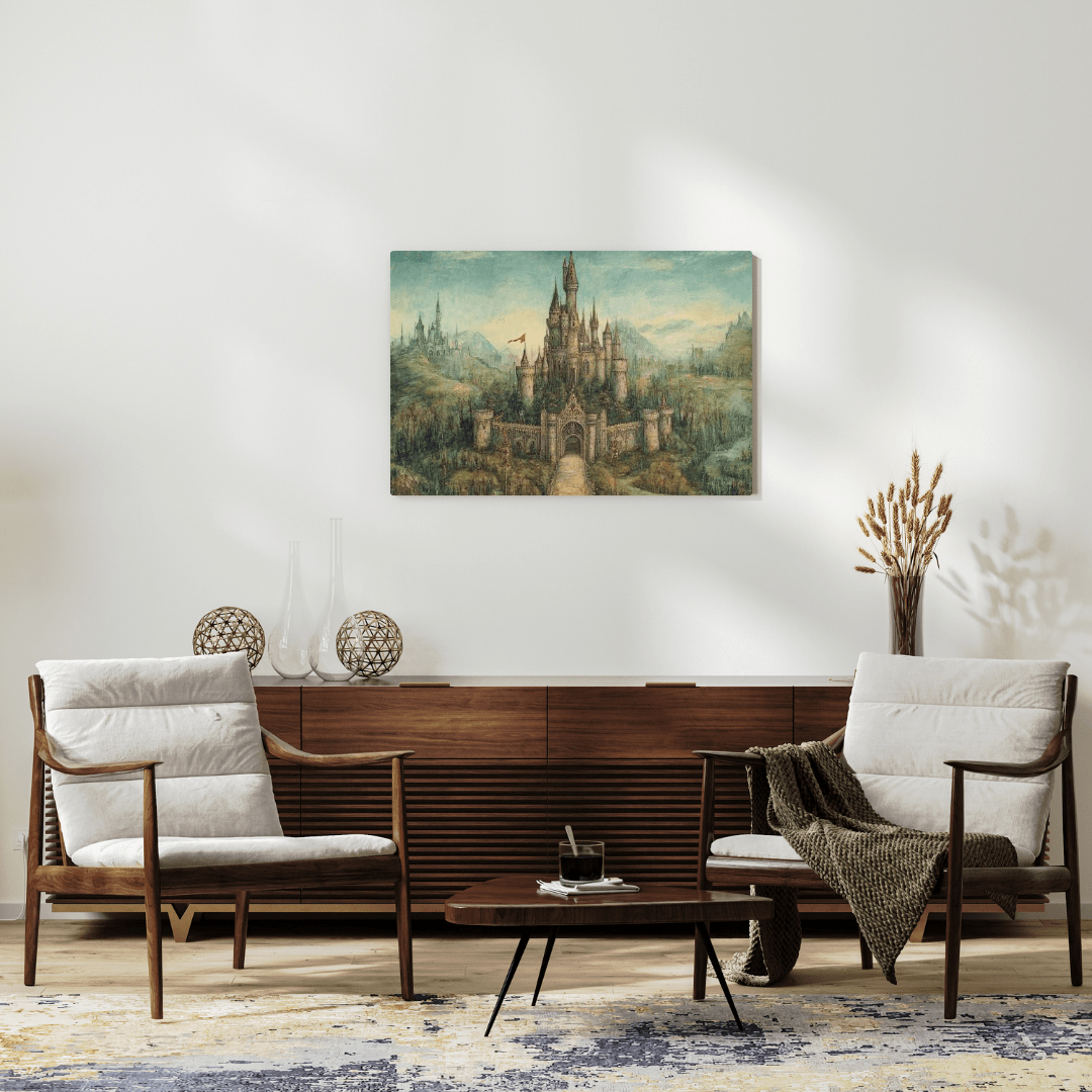 Grand Medieval Castle Adventure - Fantasy Wall Art - Aestheticanvas