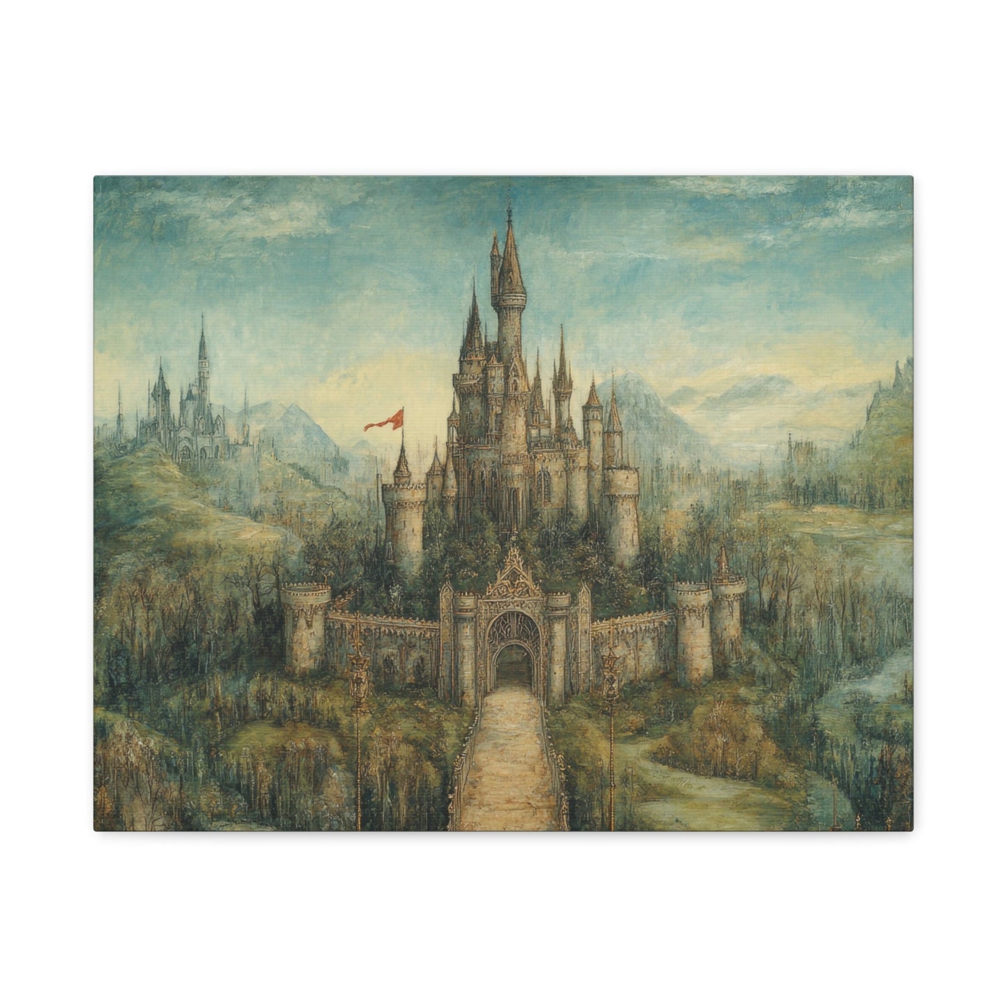 Grand Medieval Castle Adventure - Fantasy Wall Art - Aestheticanvas