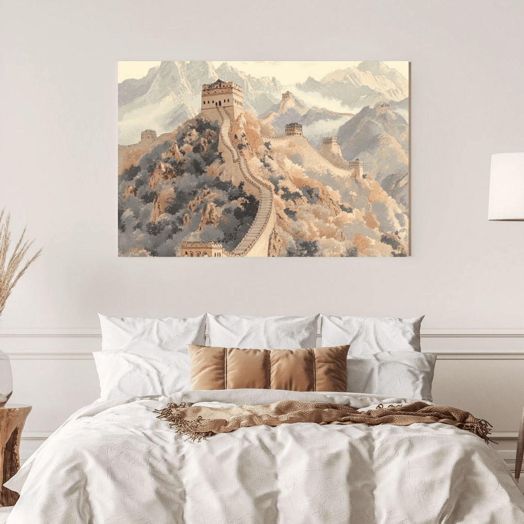 Great Wall Majesty - Landscape Wall Art - Aestheticanvas