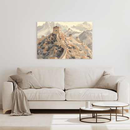 Great Wall Majesty - Landscape Wall Art - Aestheticanvas