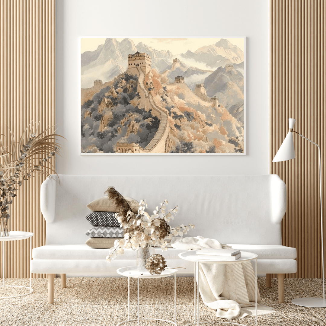 Great Wall Majesty - Landscape Wall Art - Aestheticanvas