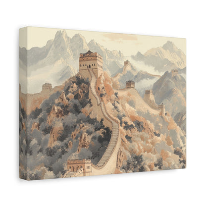 Great Wall Majesty - Landscape Wall Art - Aestheticanvas