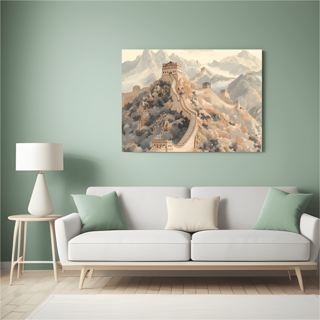 Great Wall Majesty - Landscape Wall Art - Aestheticanvas