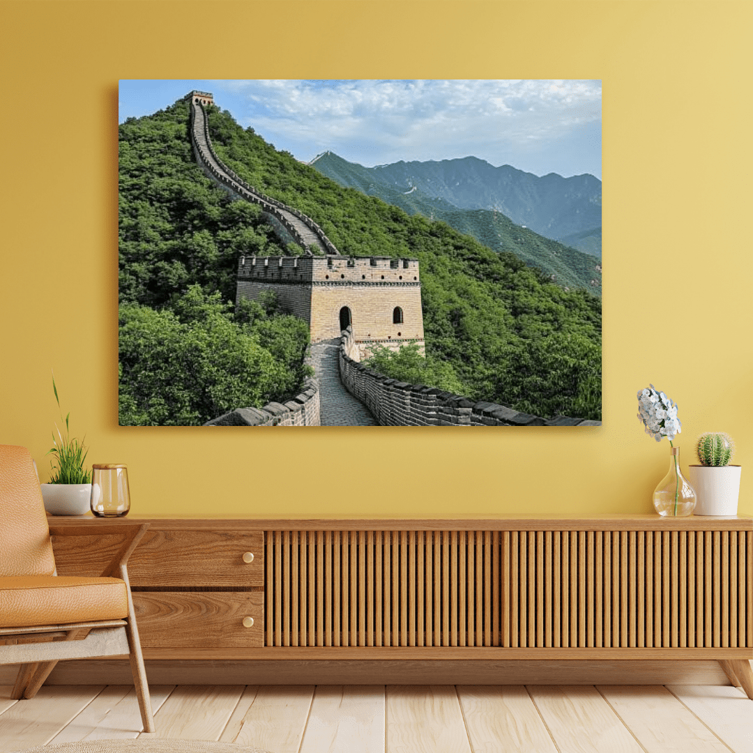 Great Wall of China Majesty - Landscape Wall Art - Aestheticanvas