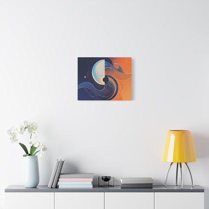 Harmonious Duality Fusion Art - Abstract Wall Art - Aestheticanvas