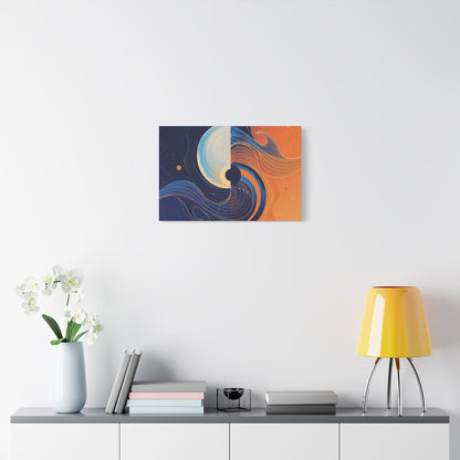 Harmonious Duality Fusion Art - Abstract Wall Art - Aestheticanvas