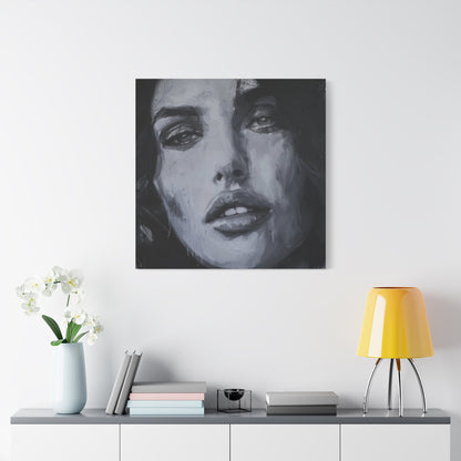 Haunting Gaze of a Woman - Portrait Wall Art - Aestheticanvas