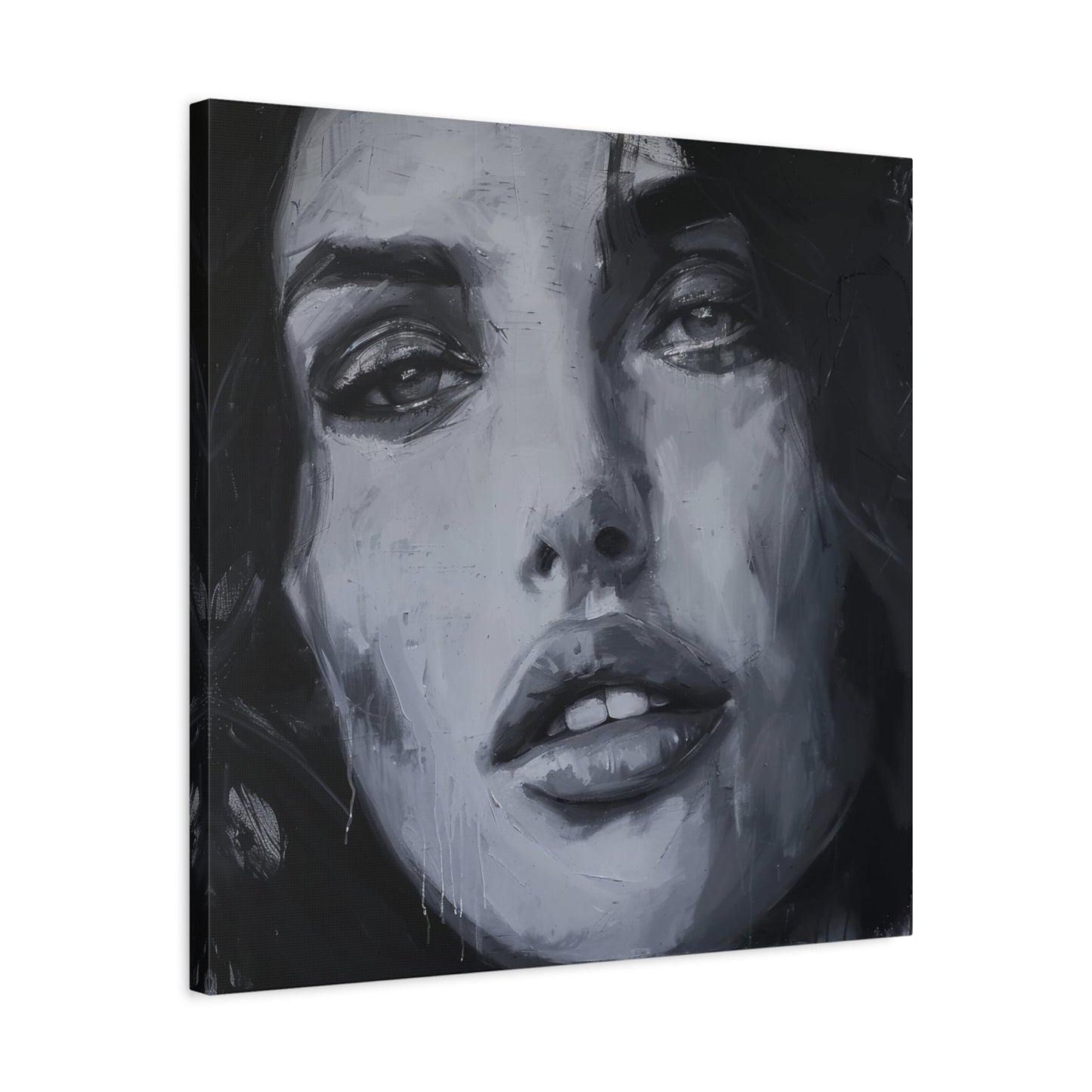 Haunting Gaze of a Woman - Portrait Wall Art - Aestheticanvas