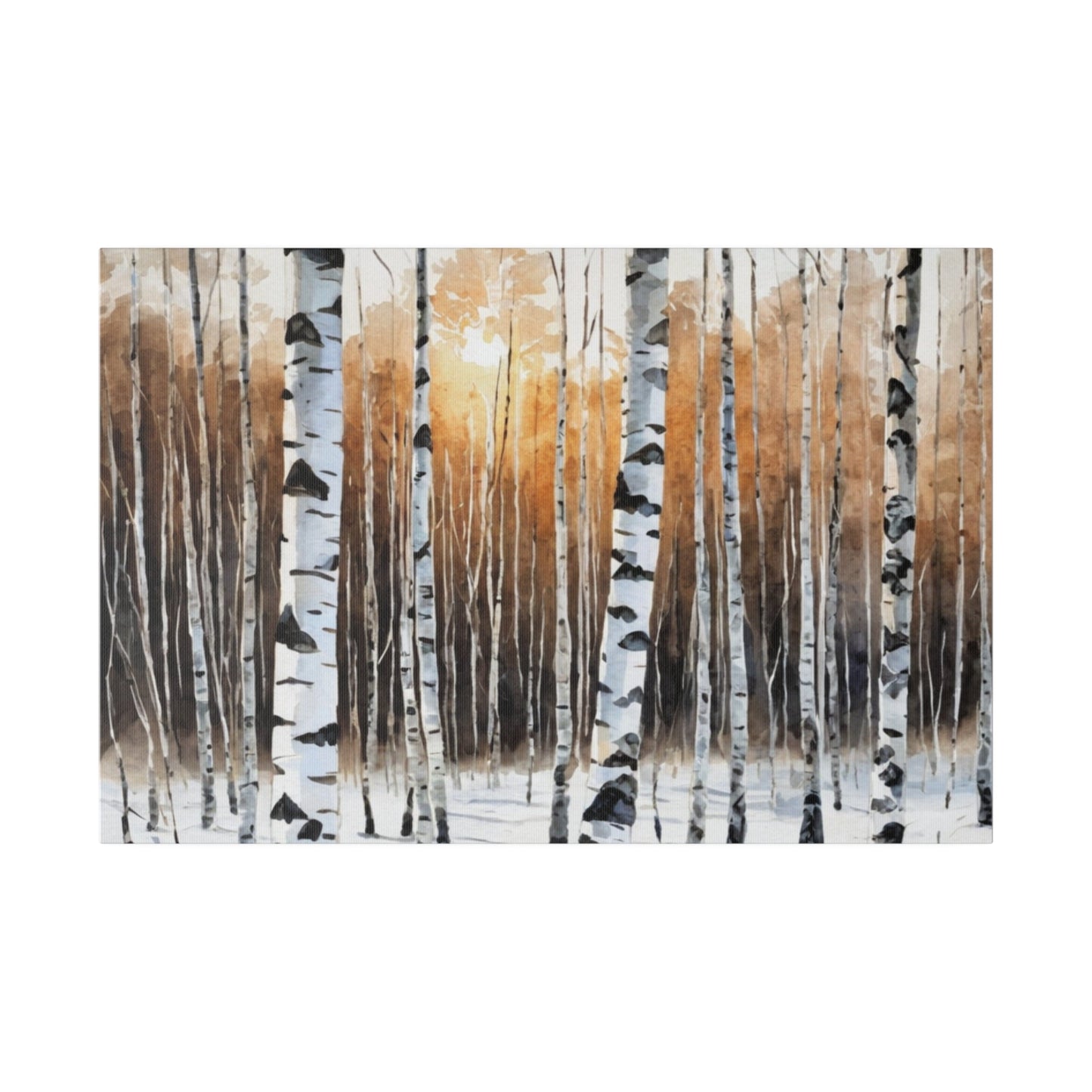 Hibernal Birch Forest - Wall Art - Aestheticanvas