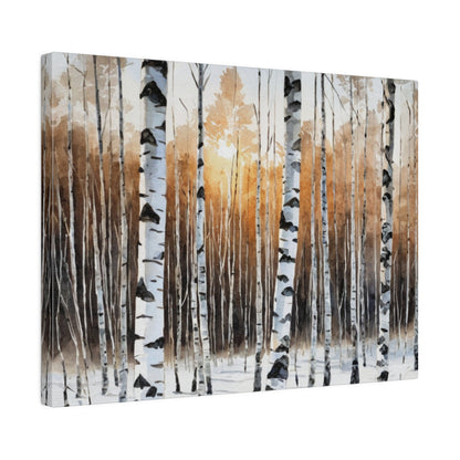 Hibernal Birch Forest - Wall Art - Aestheticanvas