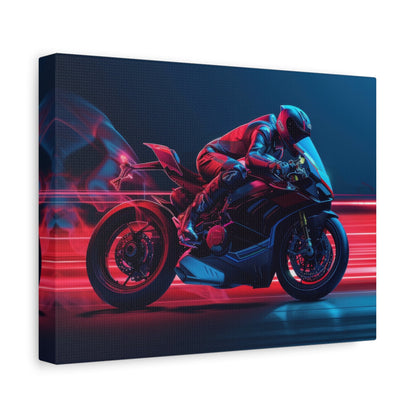 High - Speed Motorbike Racer - Sport Wall Art - Aestheticanvas