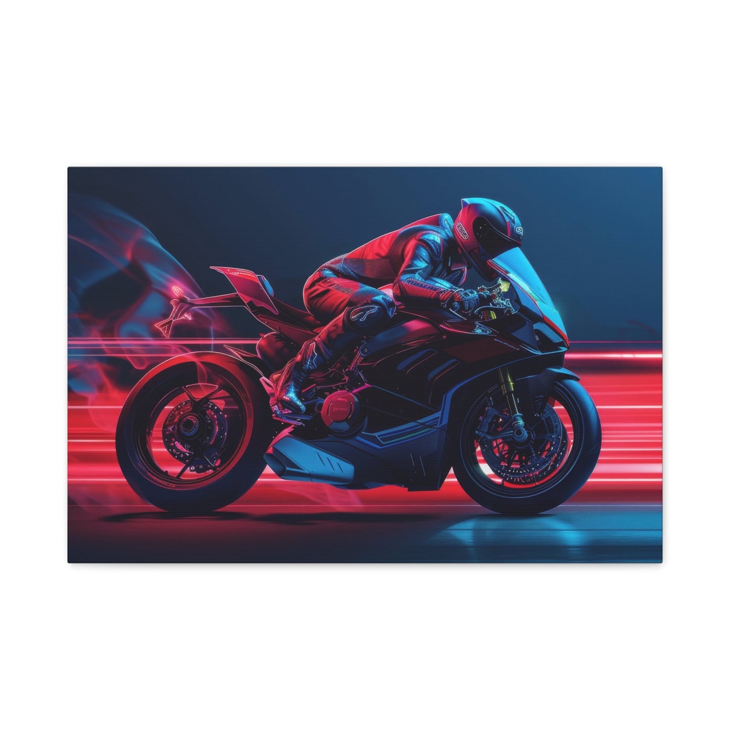 High - Speed Motorbike Racer - Sport Wall Art - Aestheticanvas