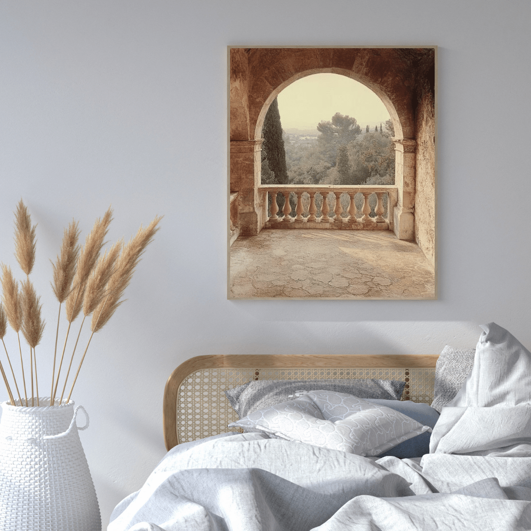 Historic Archway with Lush Forest View - Landscape Wall Art - Aestheticanvas