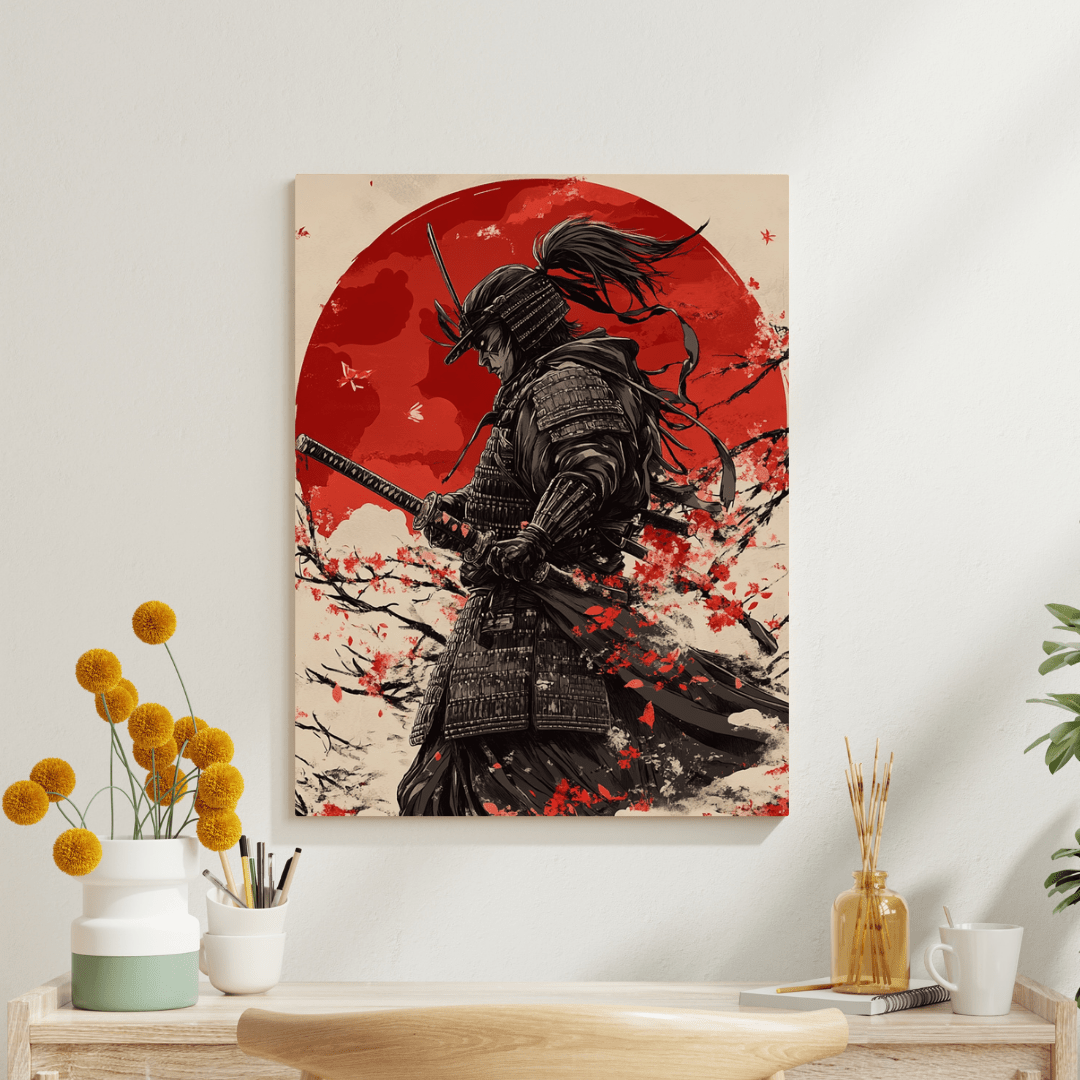 Honour Under the Rising Sun – Samurai Wall Art - Aestheticanvas