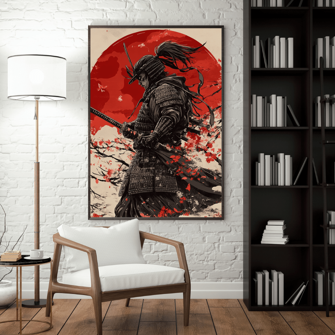 Honour Under the Rising Sun – Samurai Wall Art - Aestheticanvas