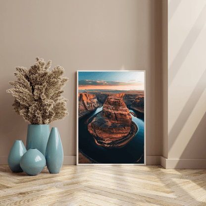 Horseshoe Bend Splendor - Landscape Wall Art - Aestheticanvas