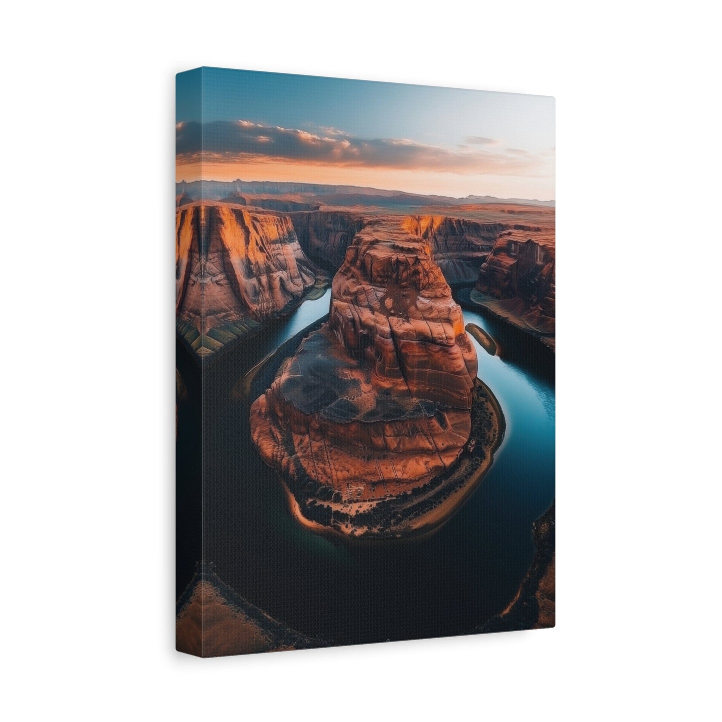 Horseshoe Bend Splendor - Landscape Wall Art - Aestheticanvas