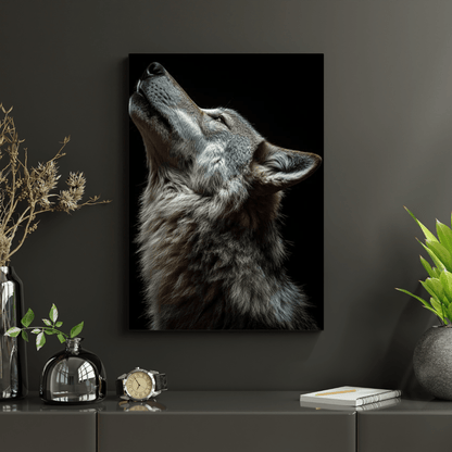 Howling Silence - Wildlife Wall Art - Aestheticanvas