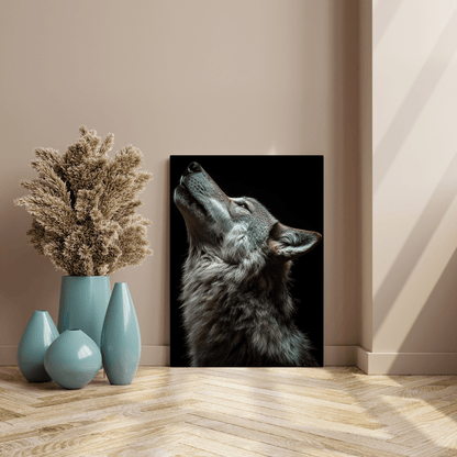 Howling Silence - Wildlife Wall Art - Aestheticanvas