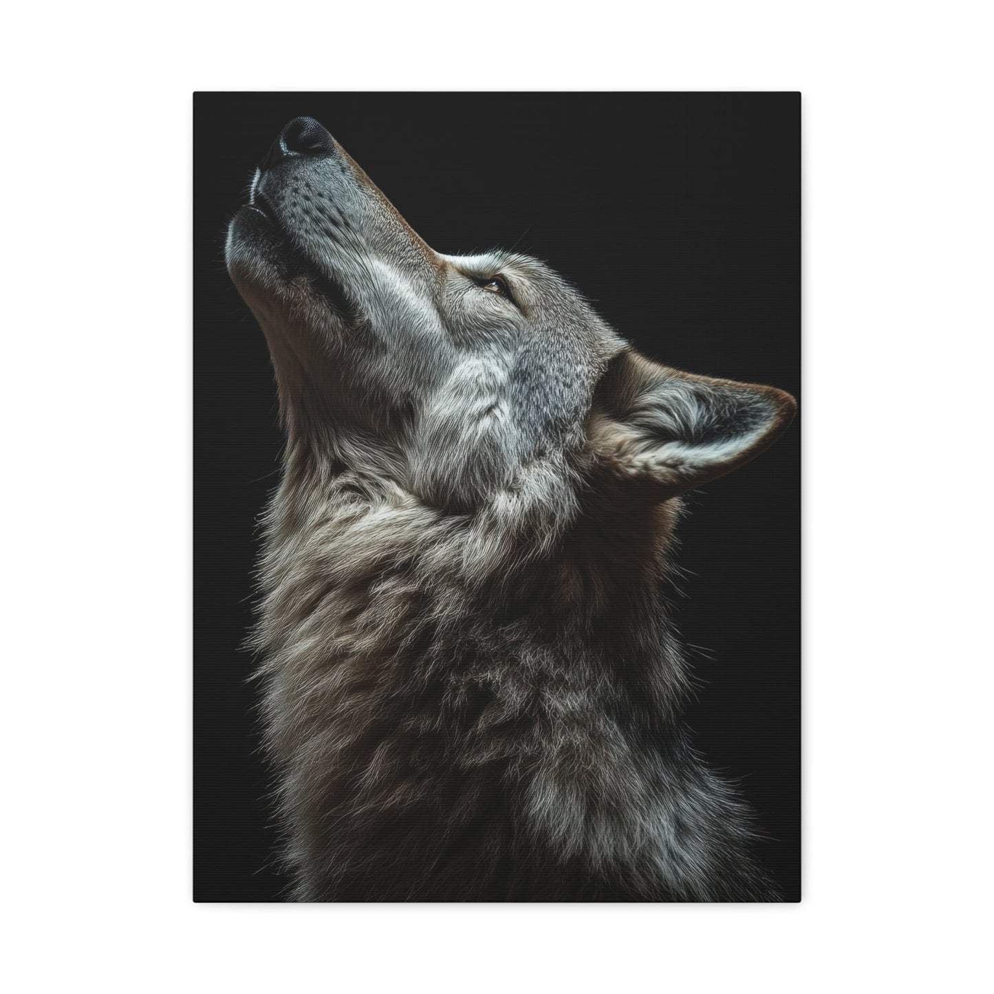 Howling Silence - Wildlife Wall Art - Aestheticanvas