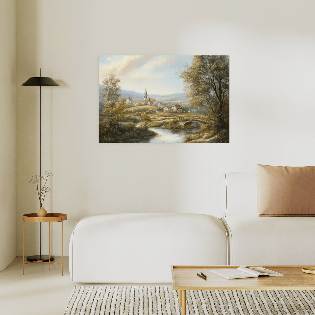 Idyllic European Countryside Path - Nature Wall Art - Aestheticanvas