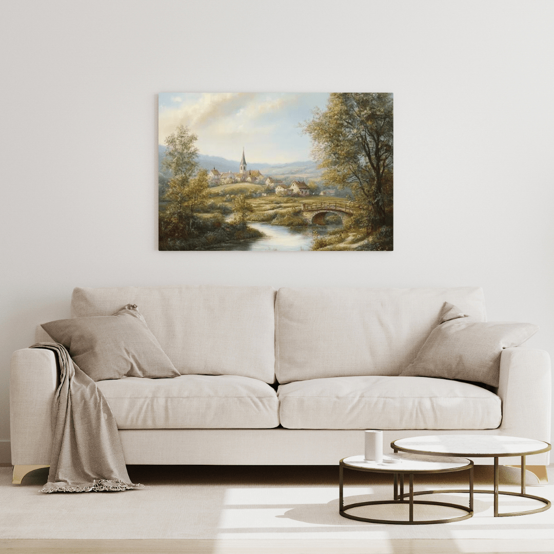 Idyllic European Countryside Path - Nature Wall Art - Aestheticanvas