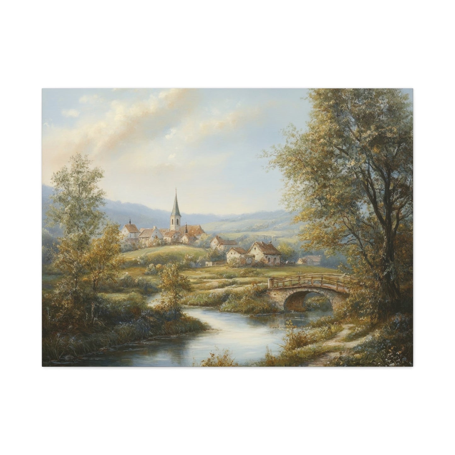 Idyllic European Countryside Path - Nature Wall Art - Aestheticanvas