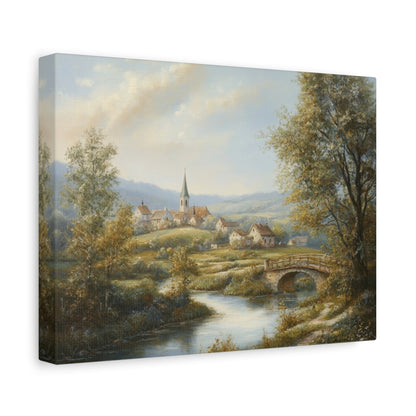 Idyllic European Countryside Path - Nature Wall Art - Aestheticanvas