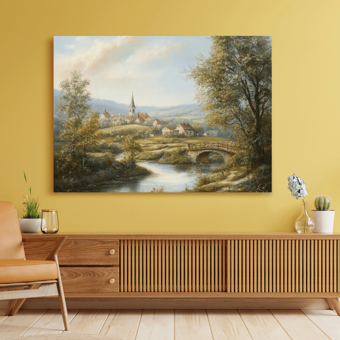 Idyllic European Countryside Path - Nature Wall Art - Aestheticanvas