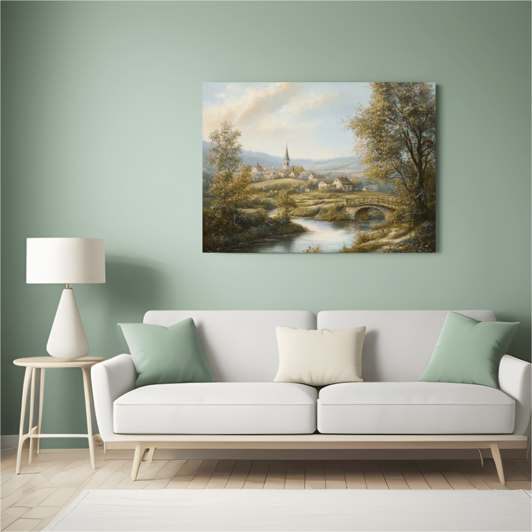 Idyllic European Countryside Path - Nature Wall Art - Aestheticanvas