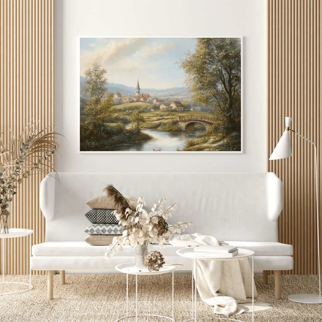 Idyllic European Countryside Path - Nature Wall Art - Aestheticanvas