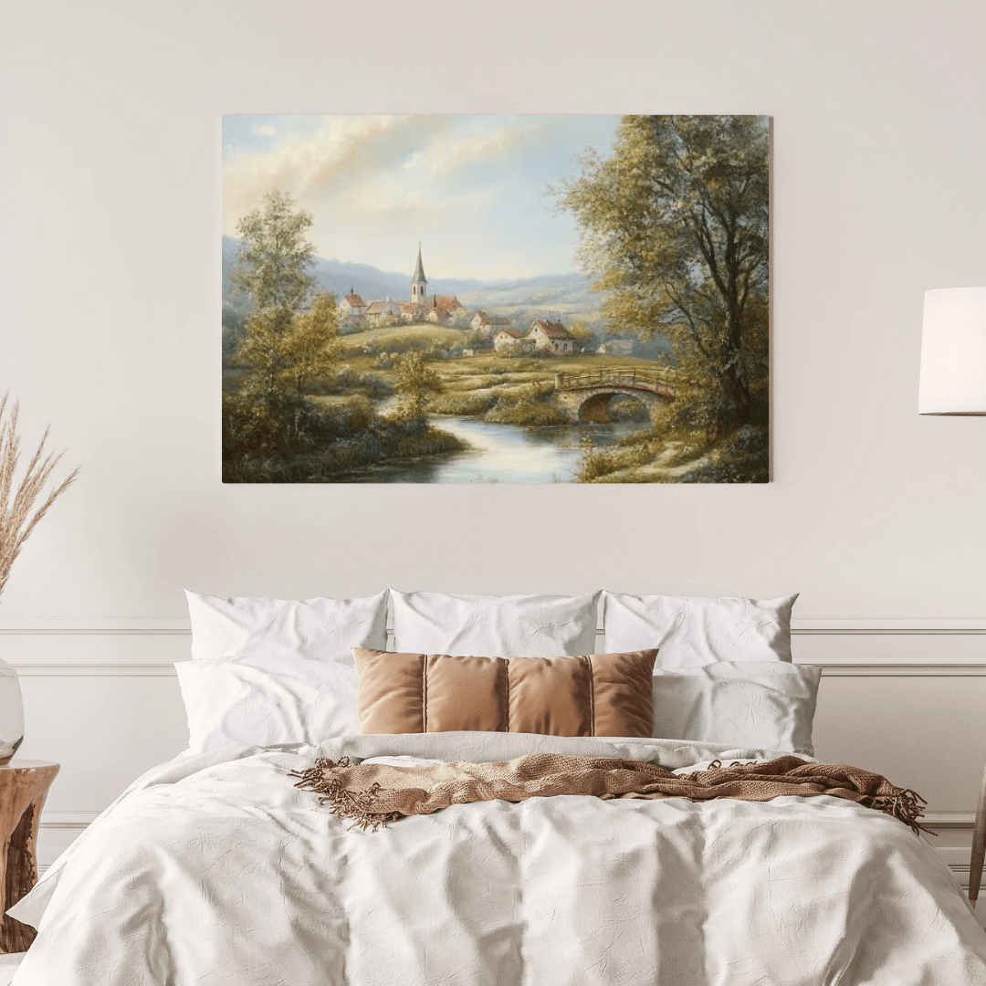 Idyllic European Countryside Path - Nature Wall Art - Aestheticanvas