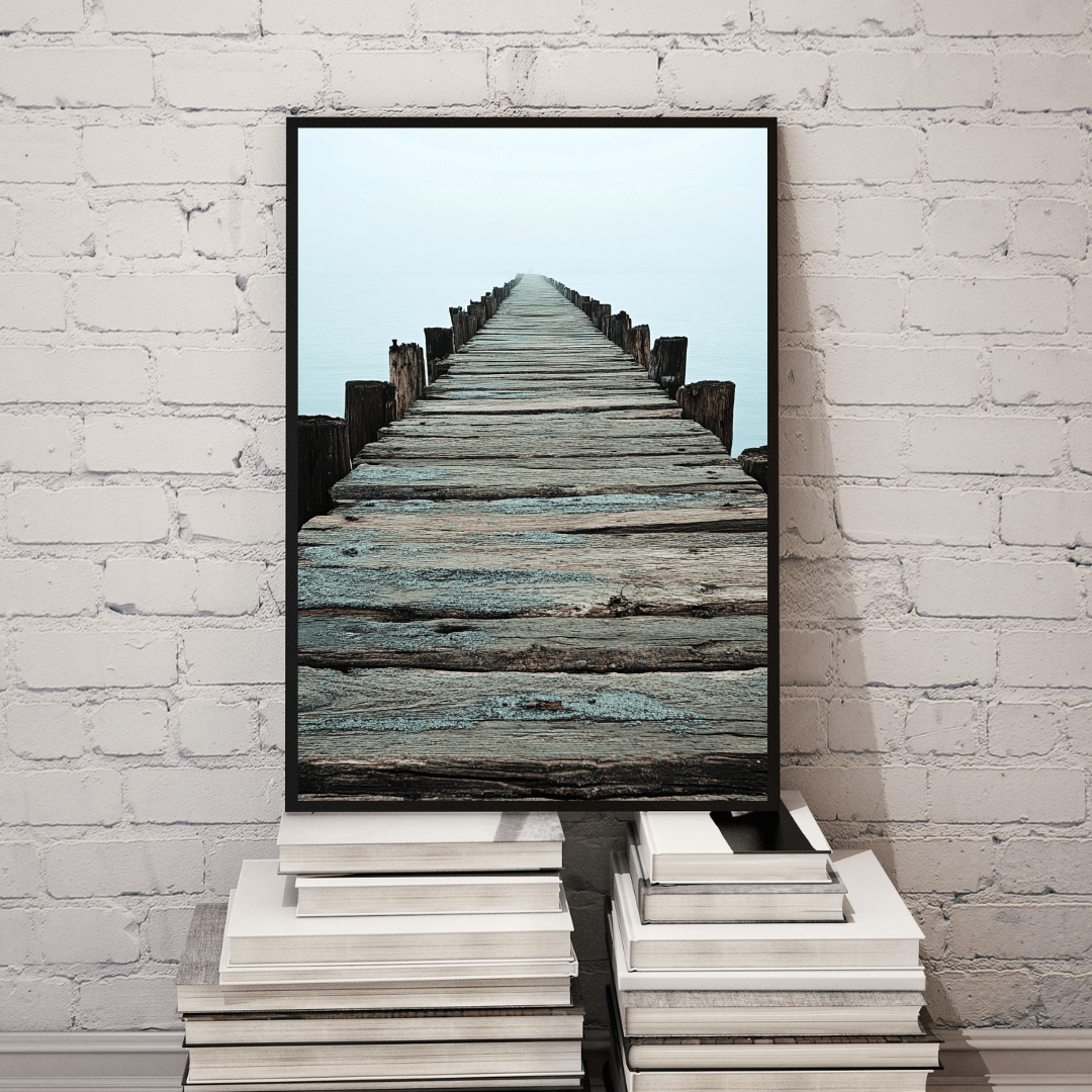 Infinity Pier - Ocean Wall Art - Aestheticanvas