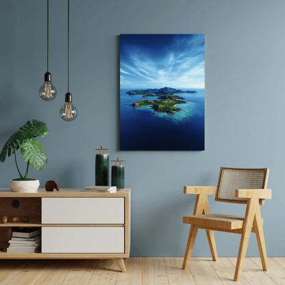 Isolated Tropical Island - Landscape Wall Art - Aestheticanvas