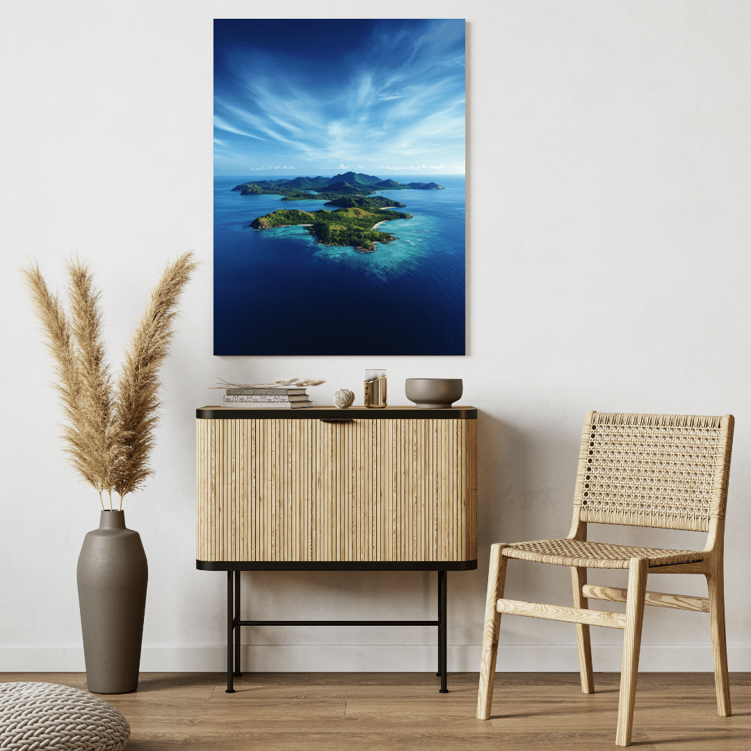 Isolated Tropical Island - Landscape Wall Art - Aestheticanvas