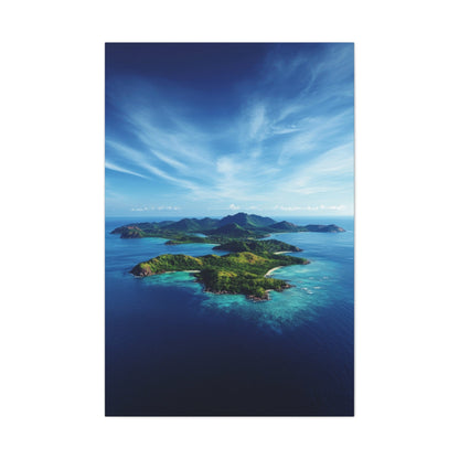 Isolated Tropical Island - Landscape Wall Art - Aestheticanvas