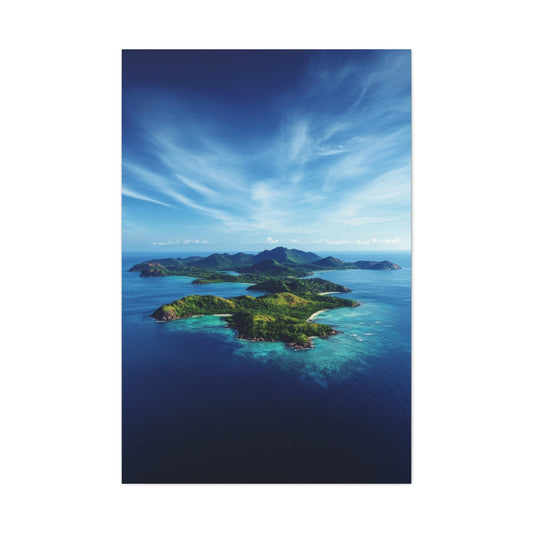 Isolated Tropical Island - Landscape Wall Art - Aestheticanvas
