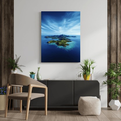 Isolated Tropical Island - Landscape Wall Art - Aestheticanvas