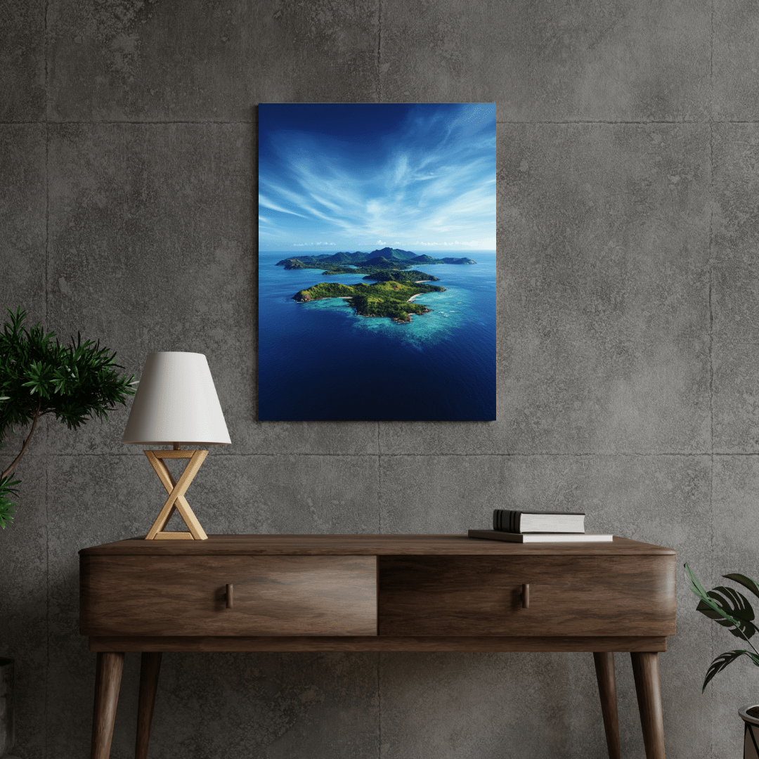 Isolated Tropical Island - Landscape Wall Art - Aestheticanvas