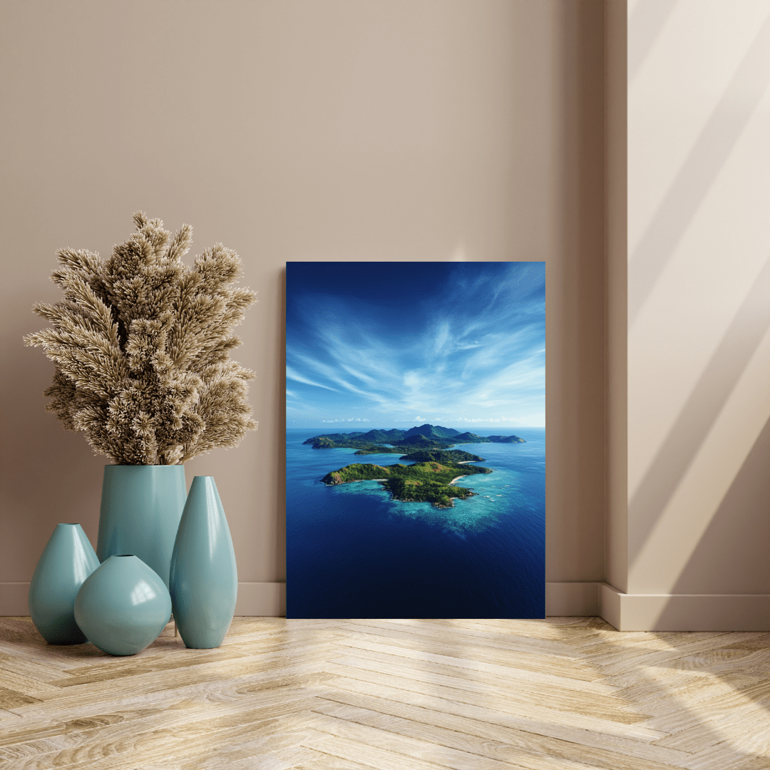 Isolated Tropical Island - Landscape Wall Art - Aestheticanvas