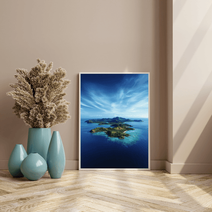 Isolated Tropical Island - Landscape Wall Art - Aestheticanvas