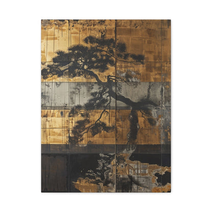 Japanese Pine Tree Serenity - Asia Wall Art - Aestheticanvas