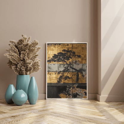 Japanese Pine Tree Serenity - Asia Wall Art - Aestheticanvas